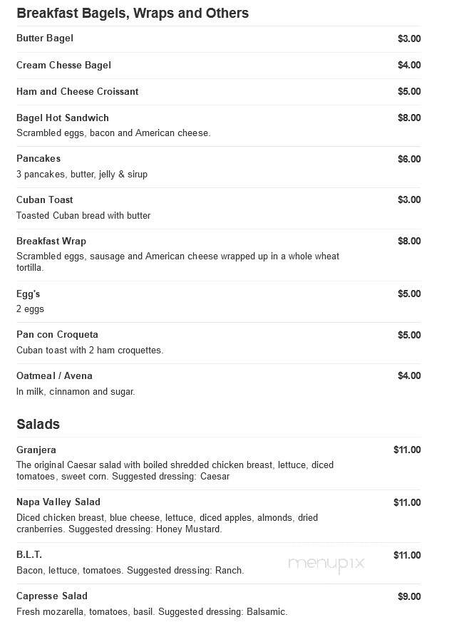 Ocean Delight Cafe - Miami, FL menu_pic