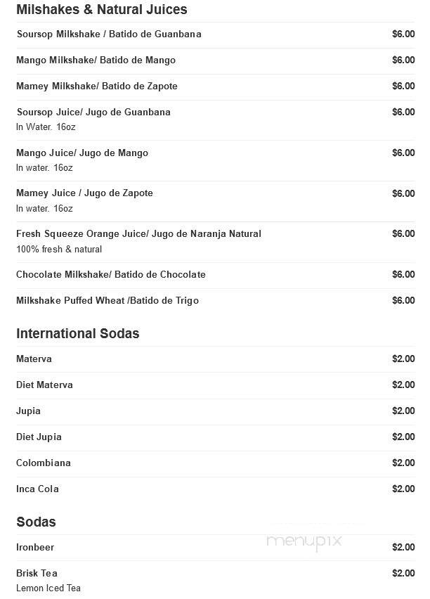 Ocean Delight Cafe - Miami, FL menu_pic