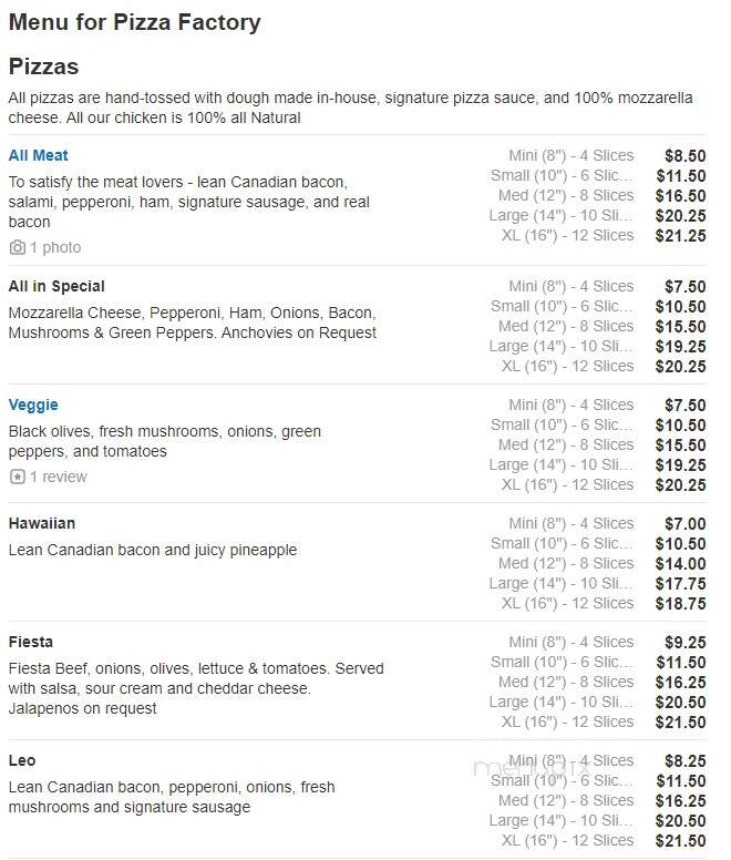 e Spot Billiards Cafe - Richmond, BC menu_pic
