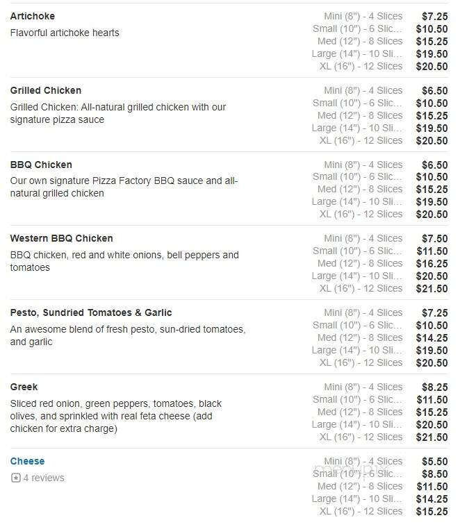 e Spot Billiards Cafe - Richmond, BC menu_pic