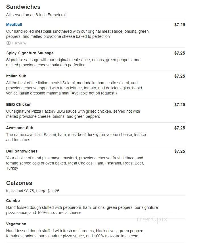 e Spot Billiards Cafe - Richmond, BC menu_pic
