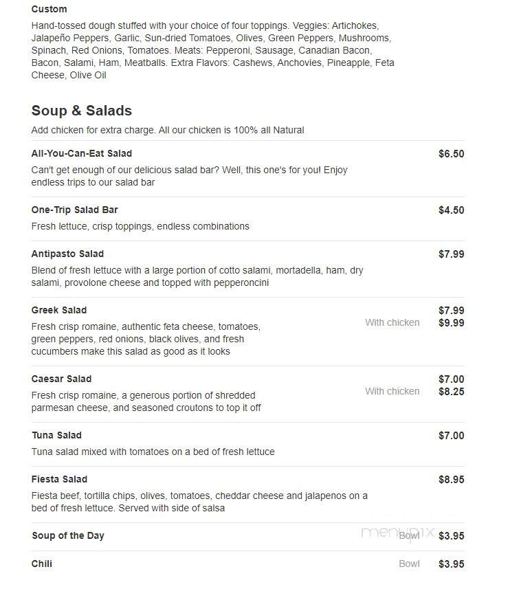 e Spot Billiards Cafe - Richmond, BC menu_pic