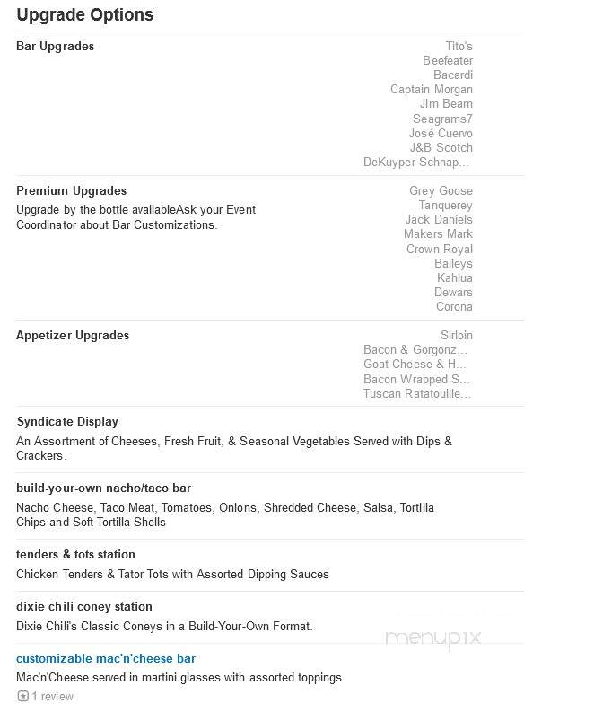 Newport Syndicate - Newport, KY menu_pic