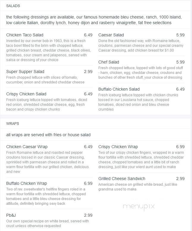P O Pears - Lincoln, NE menu_pic