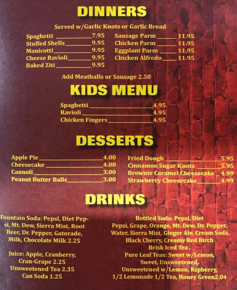 Pizza Palace - Grand Gorge, NY menu_pic