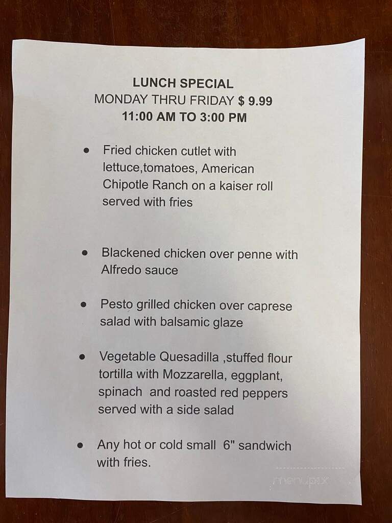 Giovannis Pizza & Pasta - Elverson, PA menu_pic