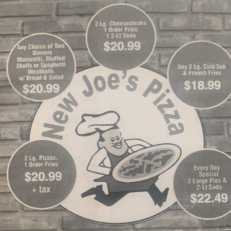Joe's Pizza - Easton, PA menu_pic