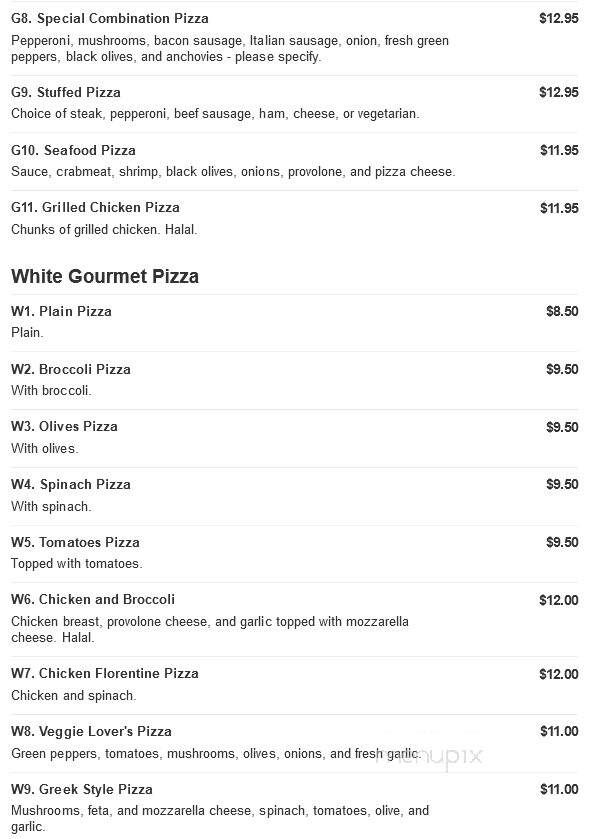 Nazz's Pizza - Chester, PA menu_pic