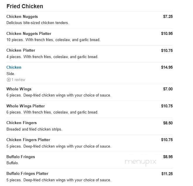 Nazz's Pizza - Chester, PA menu_pic