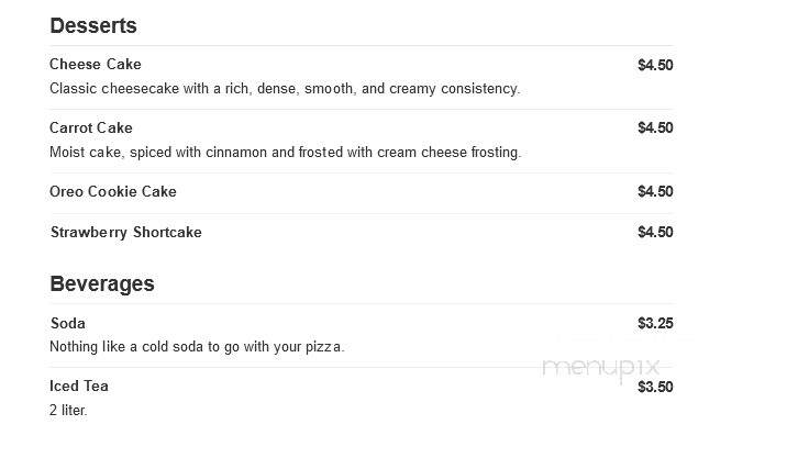 Nazz's Pizza - Chester, PA menu_pic