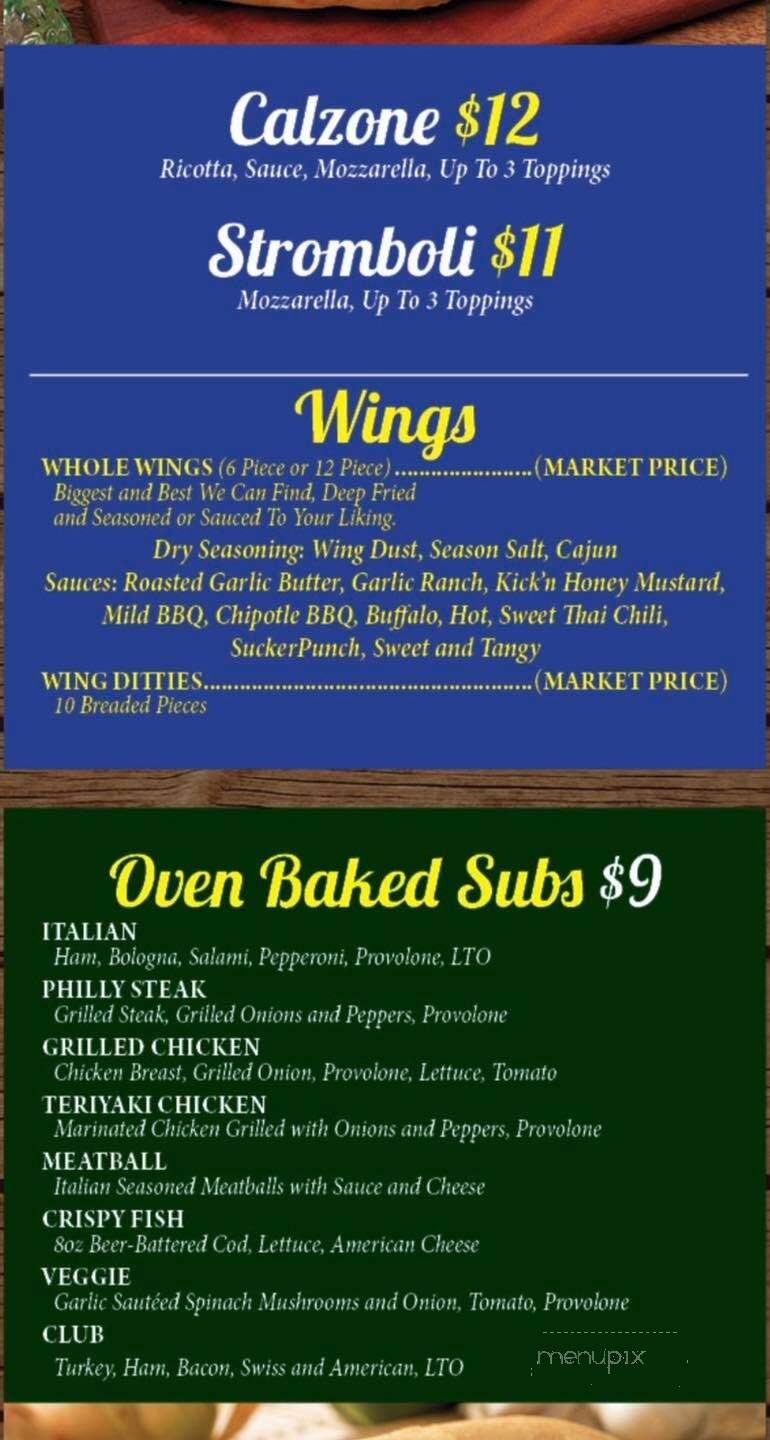 Novotny Pizza - Saxonburg, PA menu_pic