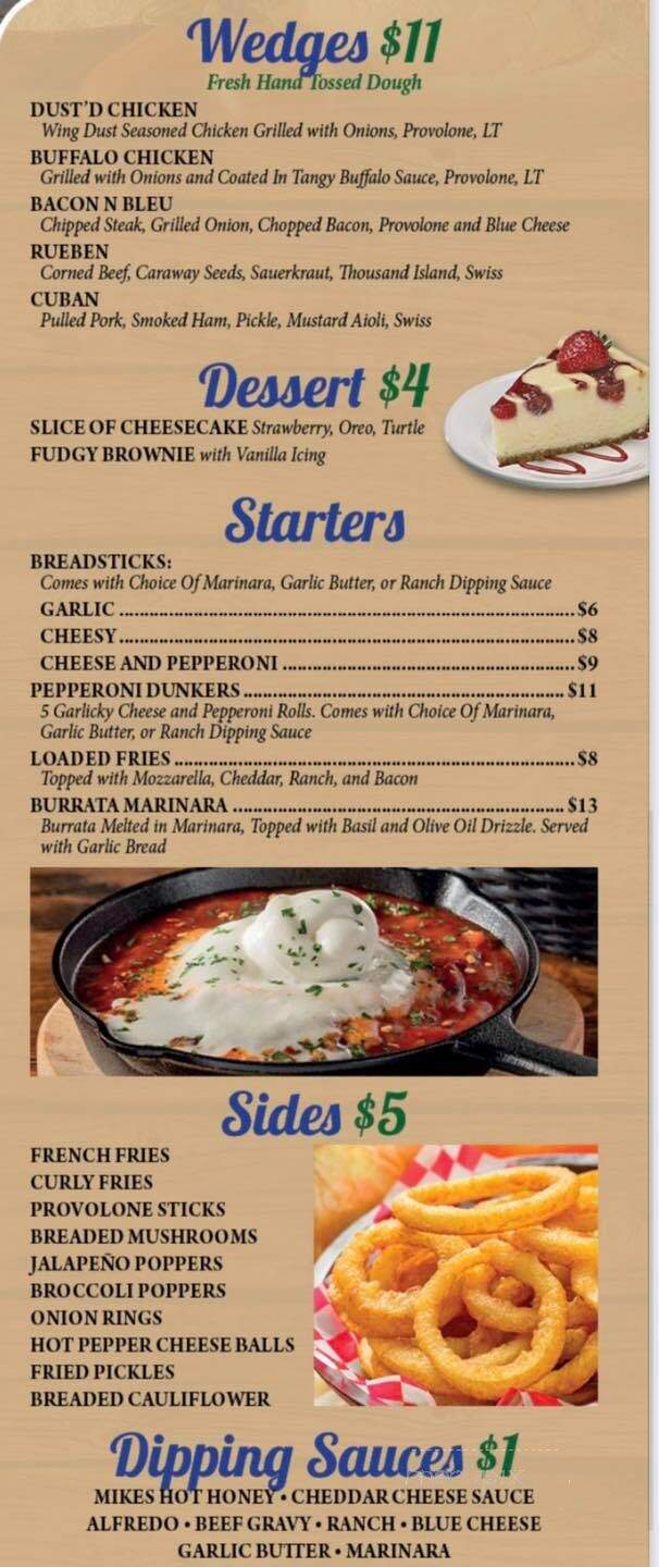 Novotny Pizza - Saxonburg, PA menu_pic