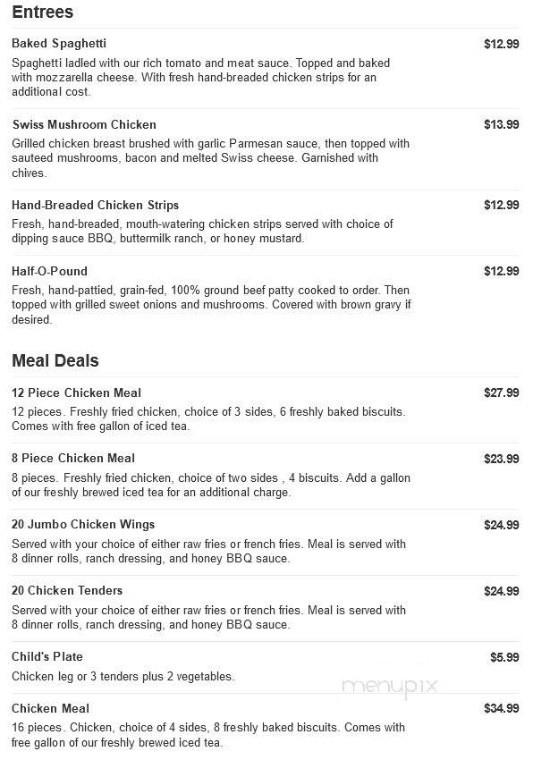 Shoney's - West Columbia, SC menu_pic