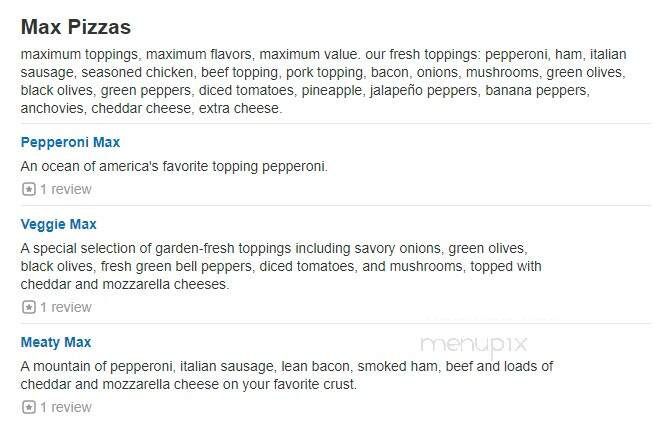 Pizza Inn - Paragould, AR menu_pic