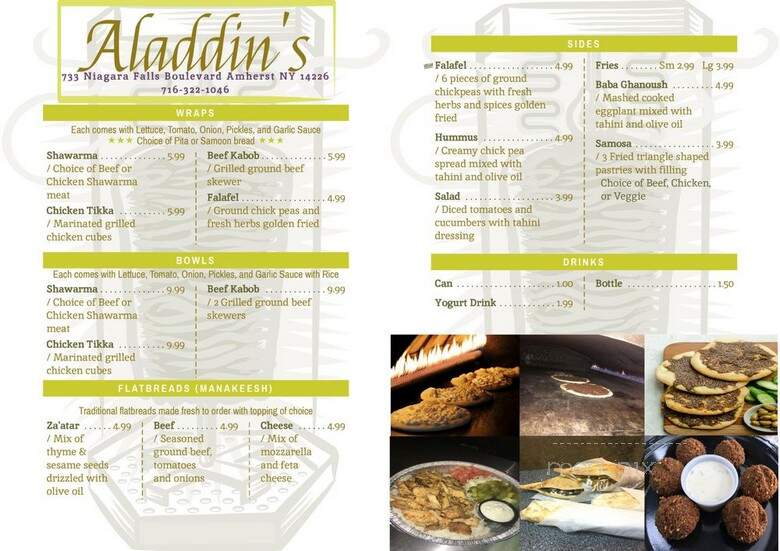 Aladdin's Eatery and Bakery - Amherst, NY