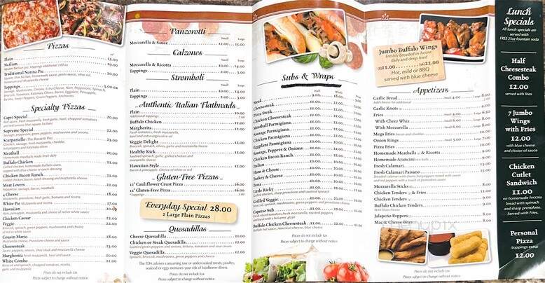 Capri Pizza - Ventnor City, NJ menu_pic