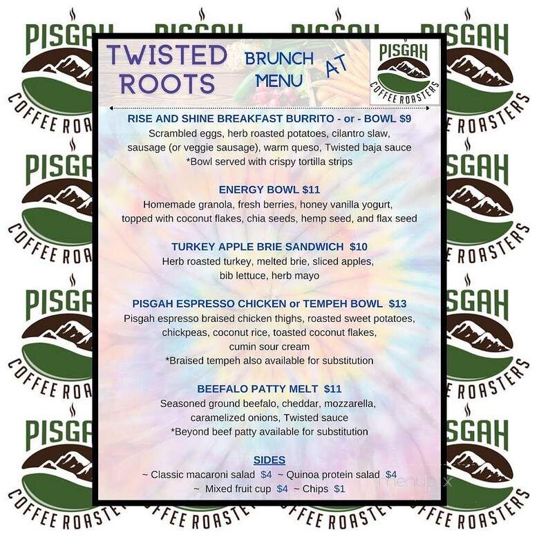 Pisgah Coffee Roasters - Pisgah Forest, NC menu_pic