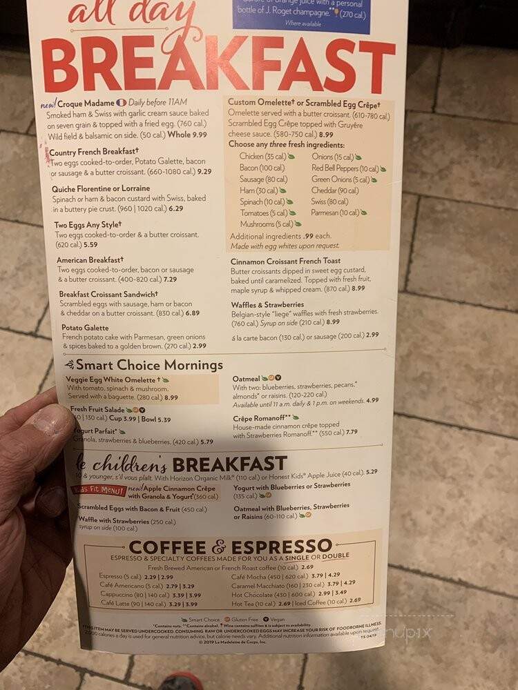 La Madeleine - El Paso, TX menu_pic