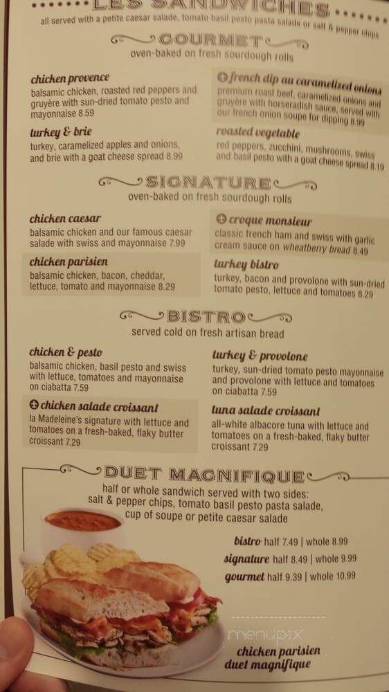 La Madeleine - El Paso, TX menu_pic