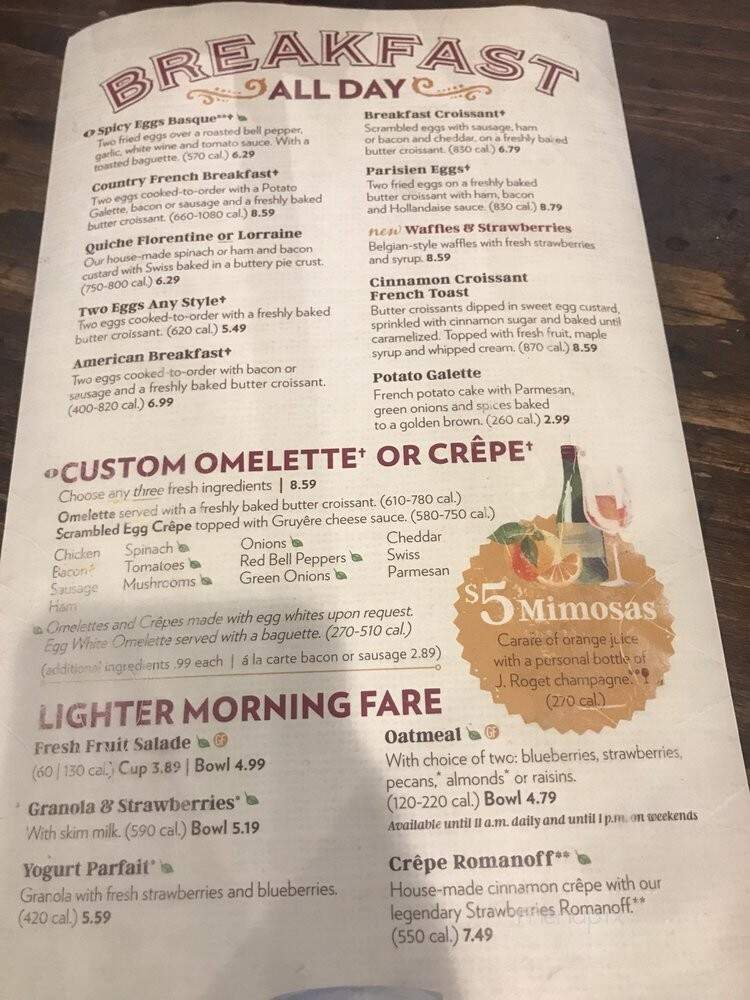 La Madeleine - El Paso, TX menu_pic