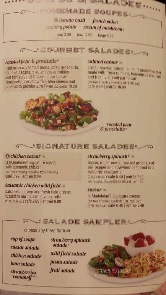 La Madeleine - El Paso, TX menu_pic