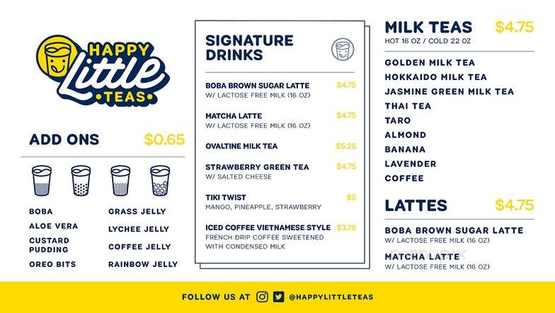 Happy Little Teas - Signal Hill, CA menu_pic