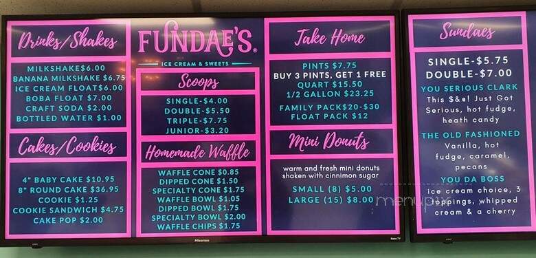 Fundae's Ice Cream & Sweets - Speedway, IN