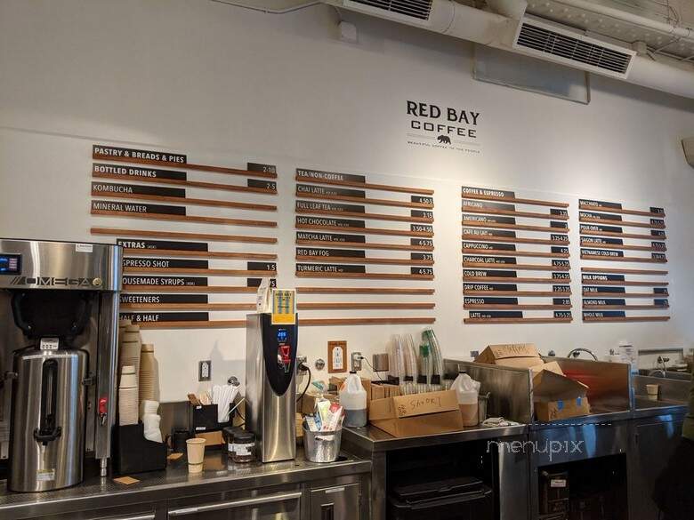 Red Bay Coffee - San Francisco, CA menu_pic