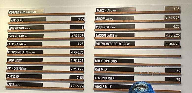 Red Bay Coffee - San Francisco, CA menu_pic