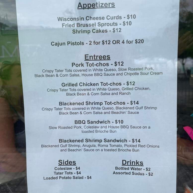 Beachin' Eats Food Truck & Catering - Gulf Shores, AL menu_pic