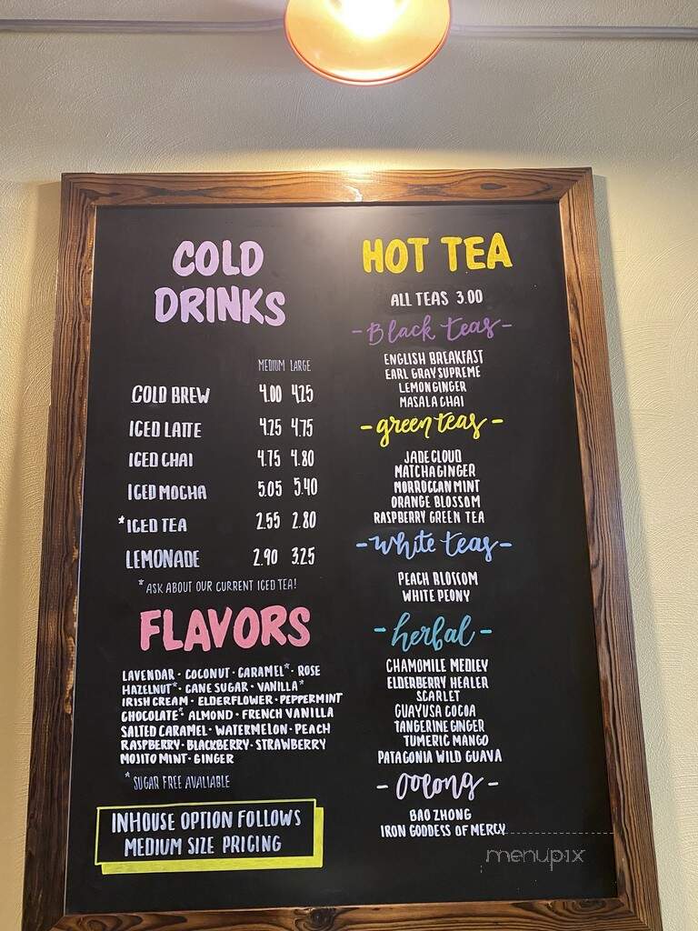 Kickback Cafe - Oregon, WI menu_pic