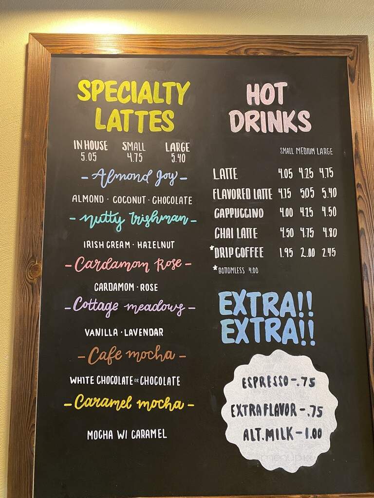 Kickback Cafe - Oregon, WI menu_pic