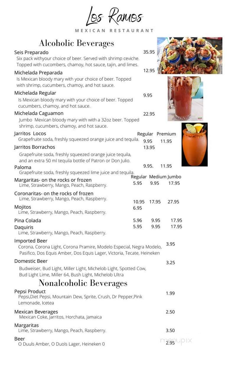Los Ramos Mexican Restaurant - Waupun, WI menu_pic