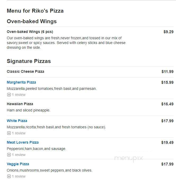 Riko's Pizza - Tequesta, FL
