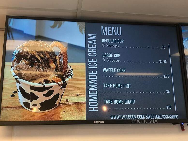 Sweet Melissa's Homemade Ice Cream - Palm Coast, FL menu_pic