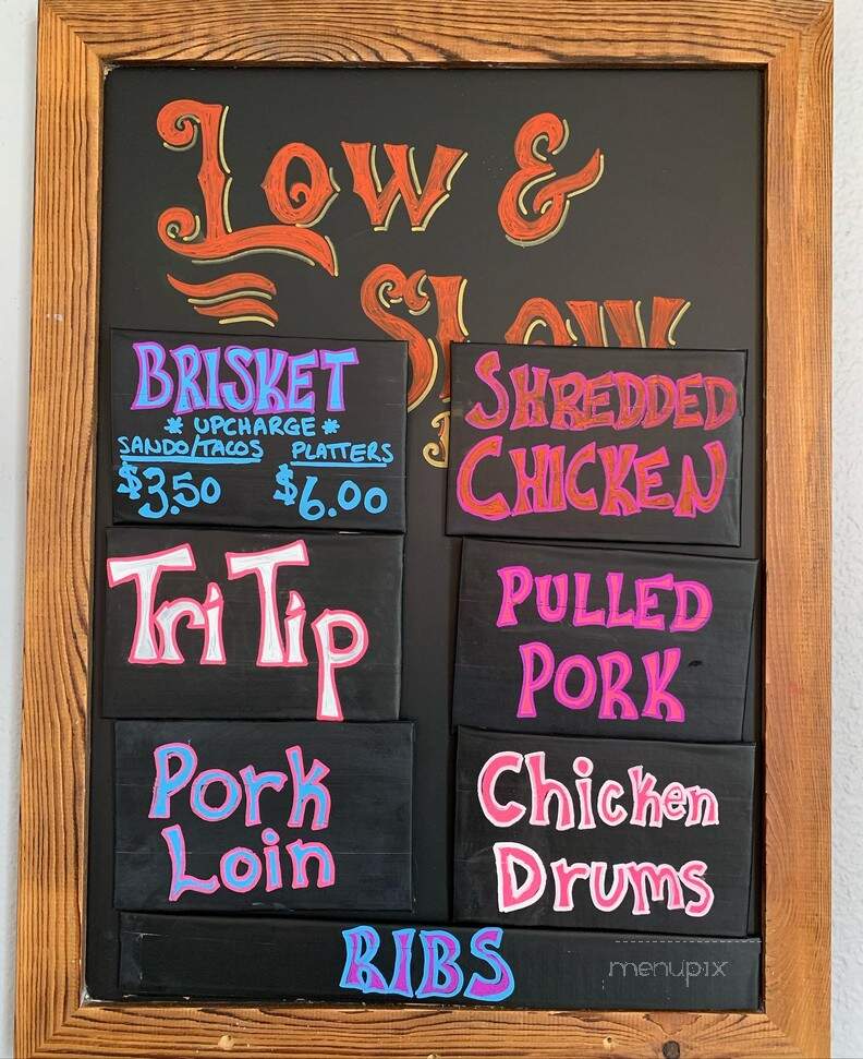 Low & Slow BBQ - Blue Lake, CA menu_pic