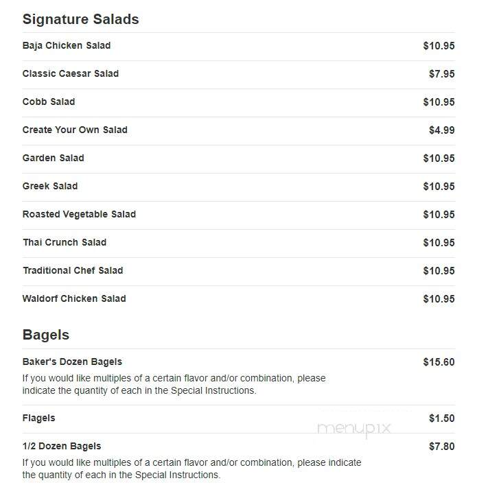 Henry's Bagel Cafe - Hillsdale, NJ menu_pic