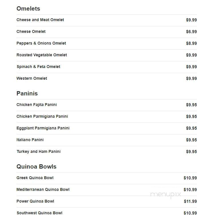 Henry's Bagel Cafe - Hillsdale, NJ menu_pic