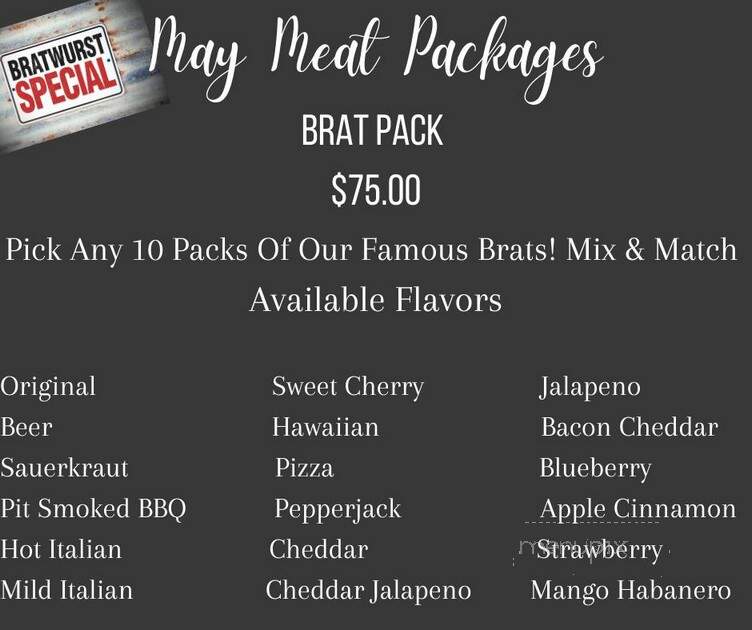 Sattler Family Meats - Napoleon, OH menu_pic
