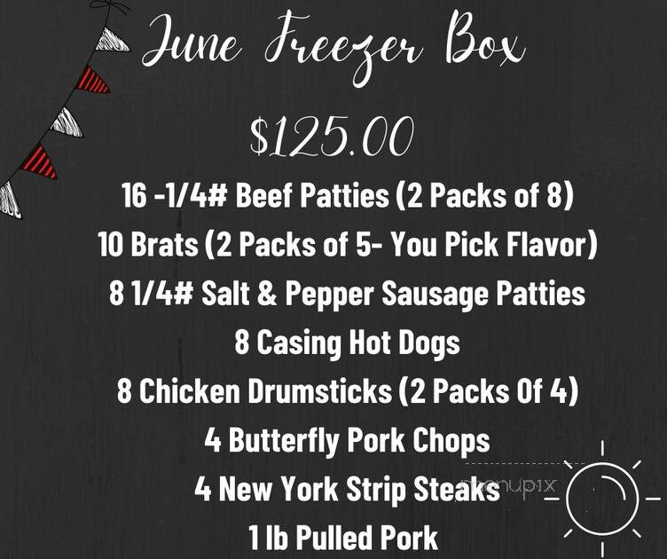 Sattler Family Meats - Napoleon, OH menu_pic