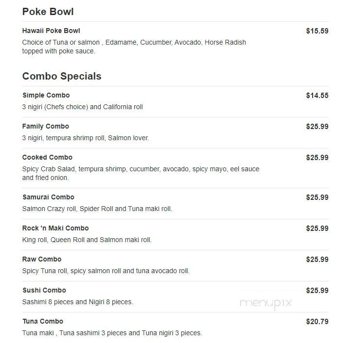 Hills To Sea - Ephrata, PA menu_pic