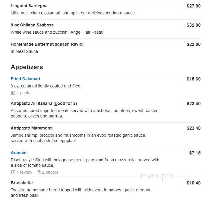 Il Basilico Trattoria - Lutherville-Timonium, MD menu_pic