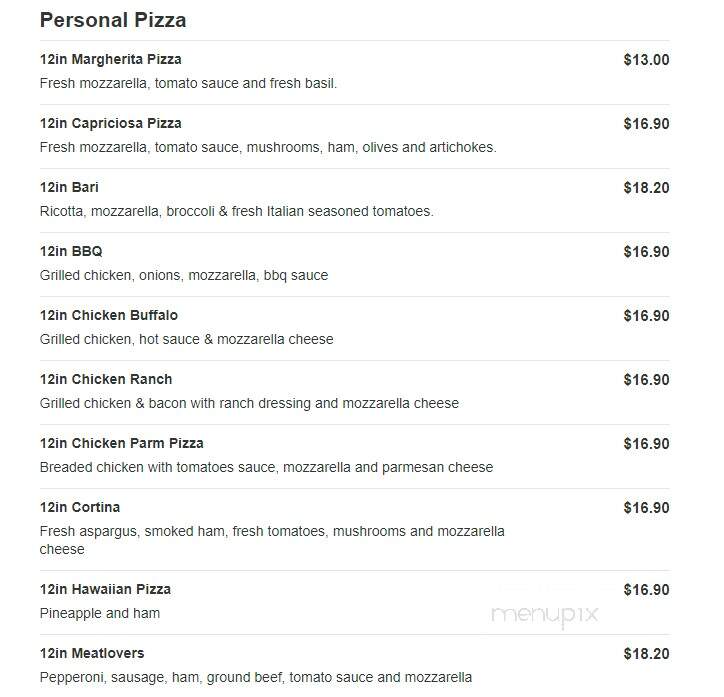 Il Basilico Trattoria - Lutherville-Timonium, MD menu_pic