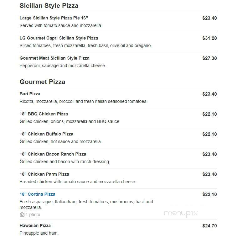 Il Basilico Trattoria - Lutherville-Timonium, MD menu_pic