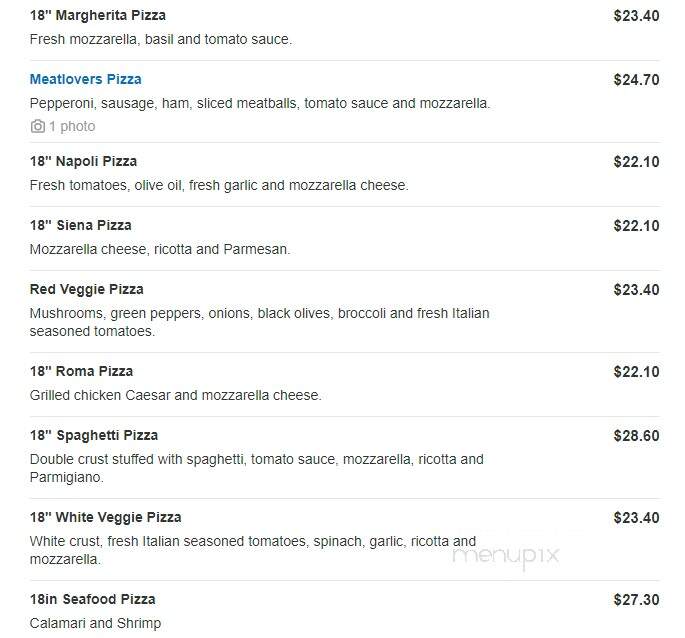 Il Basilico Trattoria - Lutherville-Timonium, MD menu_pic