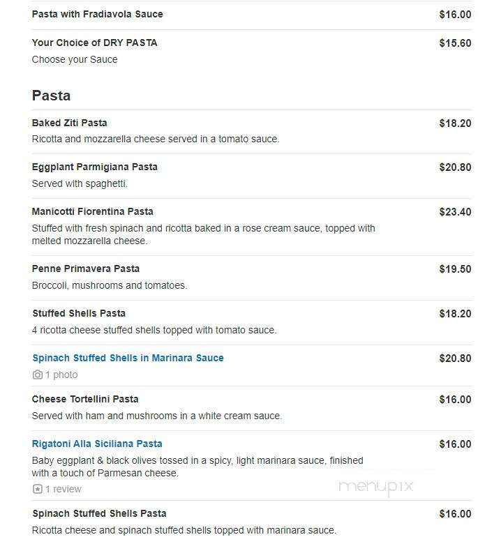 Il Basilico Trattoria - Lutherville-Timonium, MD menu_pic