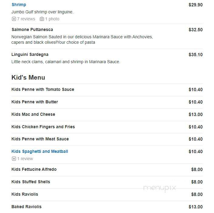 Il Basilico Trattoria - Lutherville-Timonium, MD menu_pic
