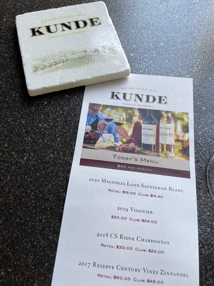 Kunde Family Winery - Kenwood, CA