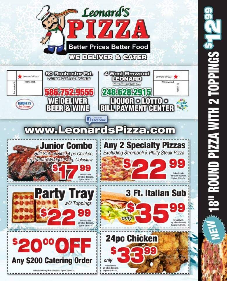 Leonards Pizza - Leonard, MI