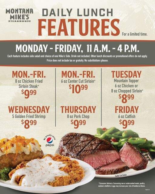 Montana Mike's - El Reno, OK menu_pic